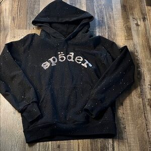 Black Sp5der VVS Hoodie.